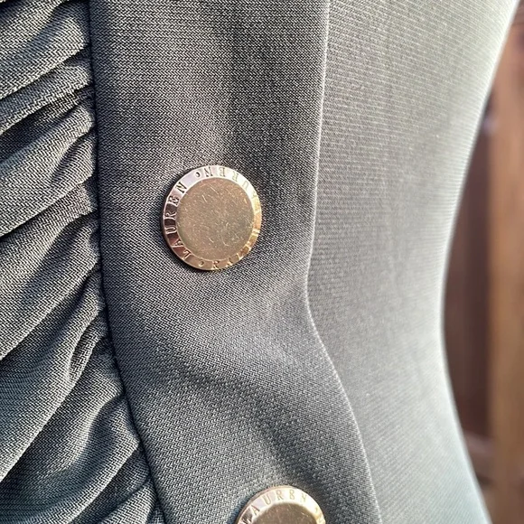 Ralph Lauren Side Ruching Bodycon Dress - Picture 3 of 8